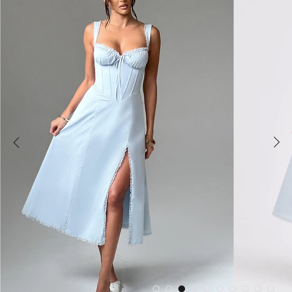 Ulrika Midi dress-blue